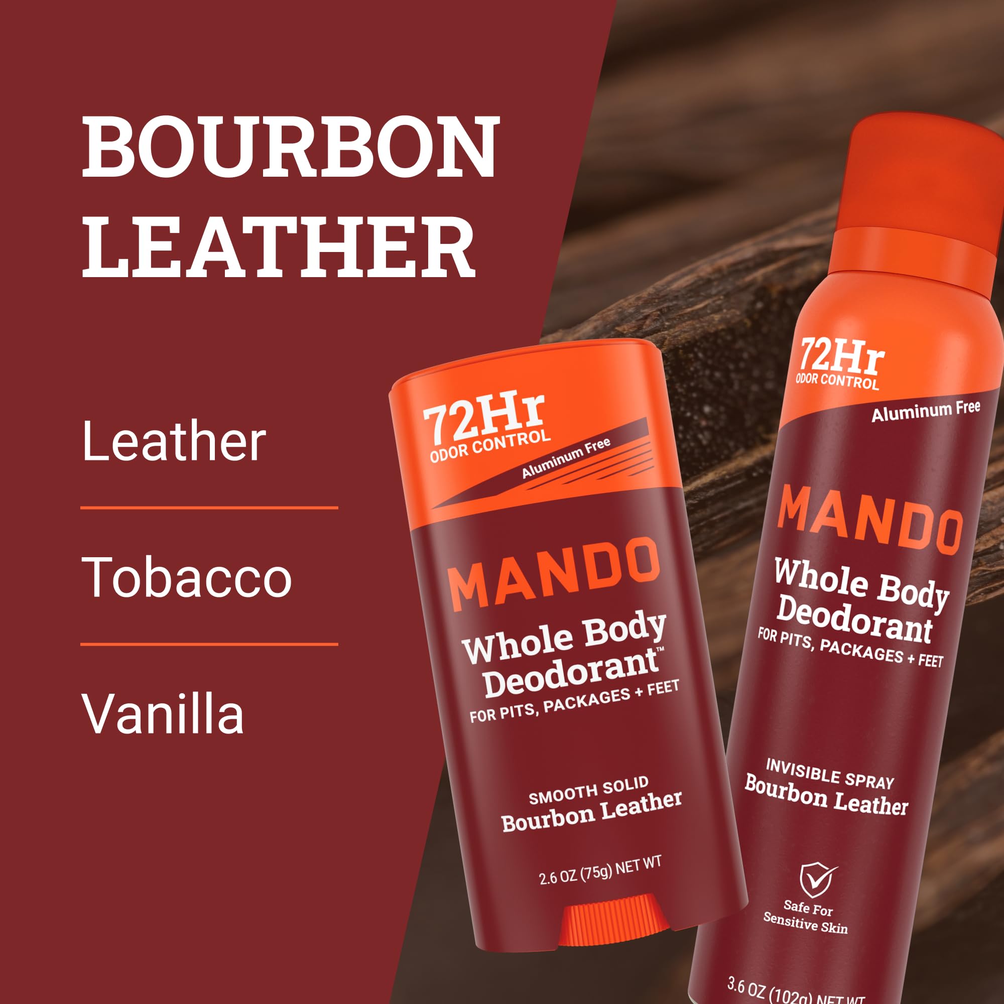 Mando Whole Body Three Piece System packaging highlights the bundle.