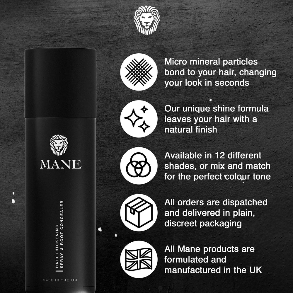 MANE suitable for men and women seeking a thicker, natural-looking style