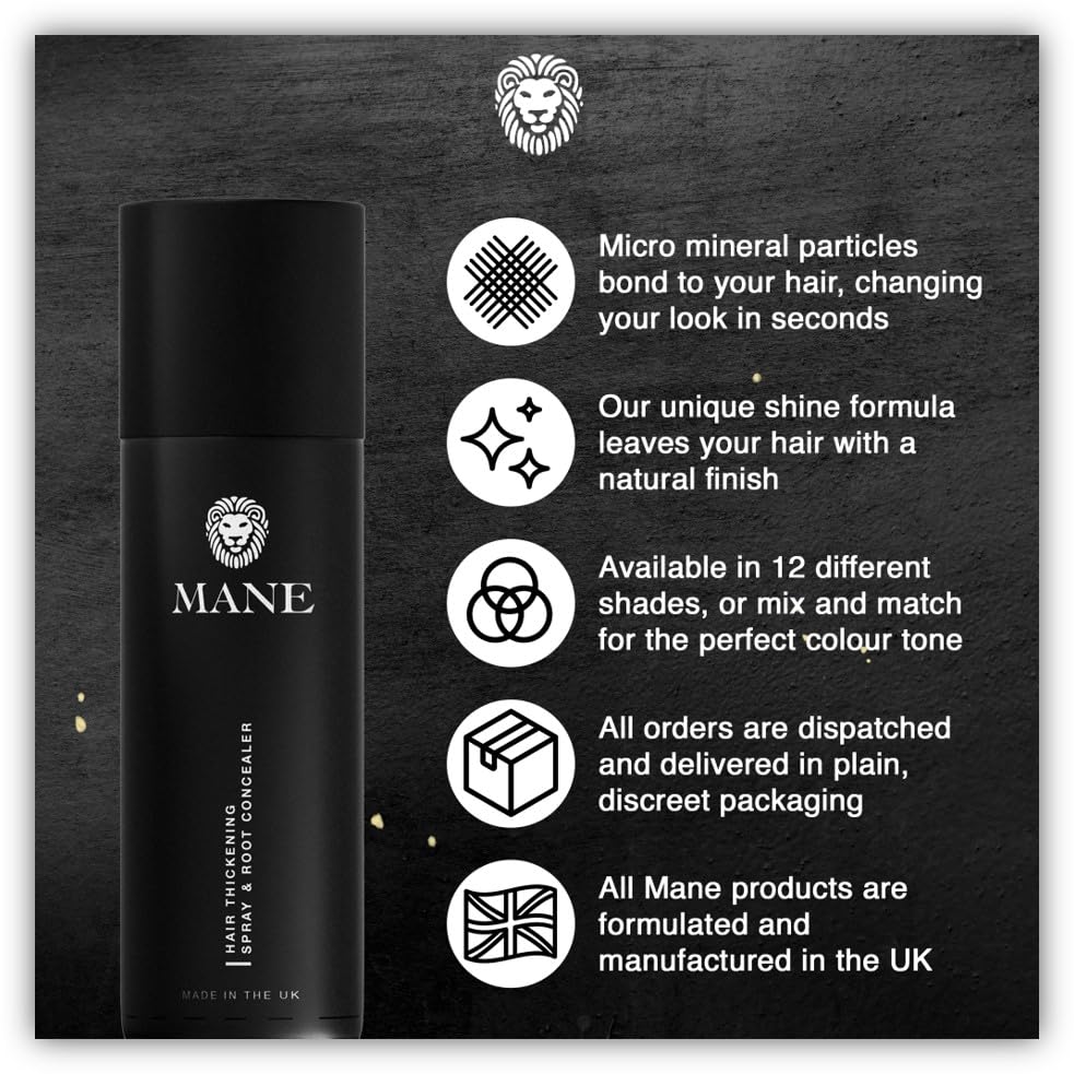 MANE grey-root cover demonstration for seamless touch-ups.