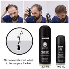 MANE grey root coverage closeup for natural concealment