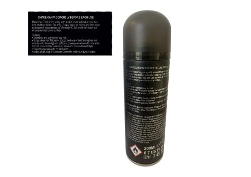 MANE Hair Thickening Fiber Spray Auburn packaging display