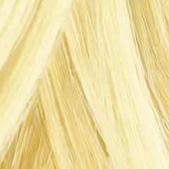 MANE Hair Thickening Fiber Spray Blond 200ml label close-up blends with light hair shade
