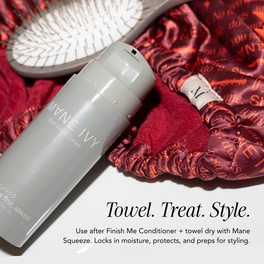 MANE IVY Hair Elixir Serum with hibiscus and meadowfoam for a soft scent