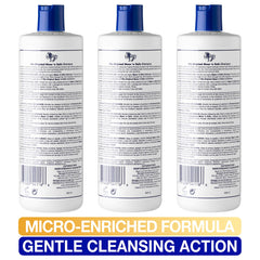 Mane 'n Tail in-shower scene with 3-pack display on shelf.