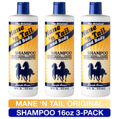 Mane 'n Tail shampoo lather close-up showing rich cleansing foam.