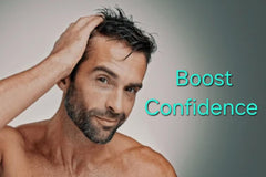 Mane Rain ingredients display including rosemary and biotin for hair support