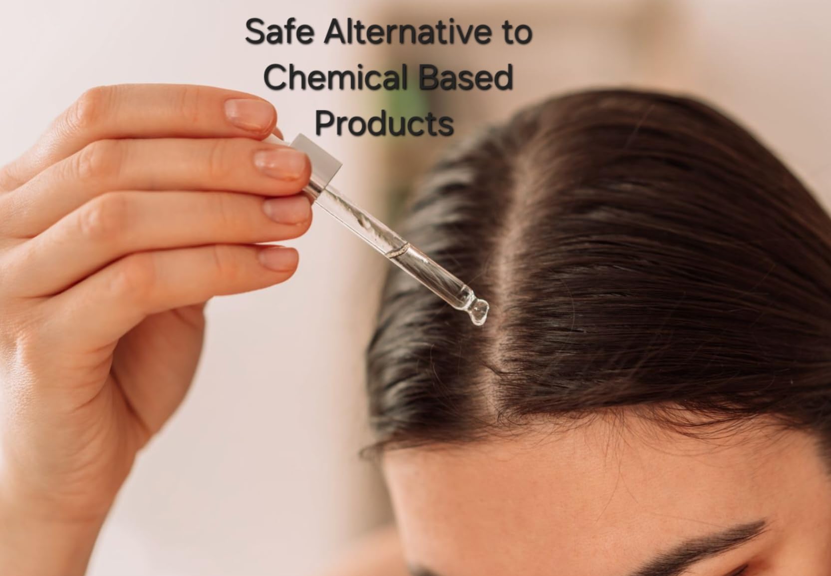 Mane Rain topical application scene, easy daily use for scalp care
