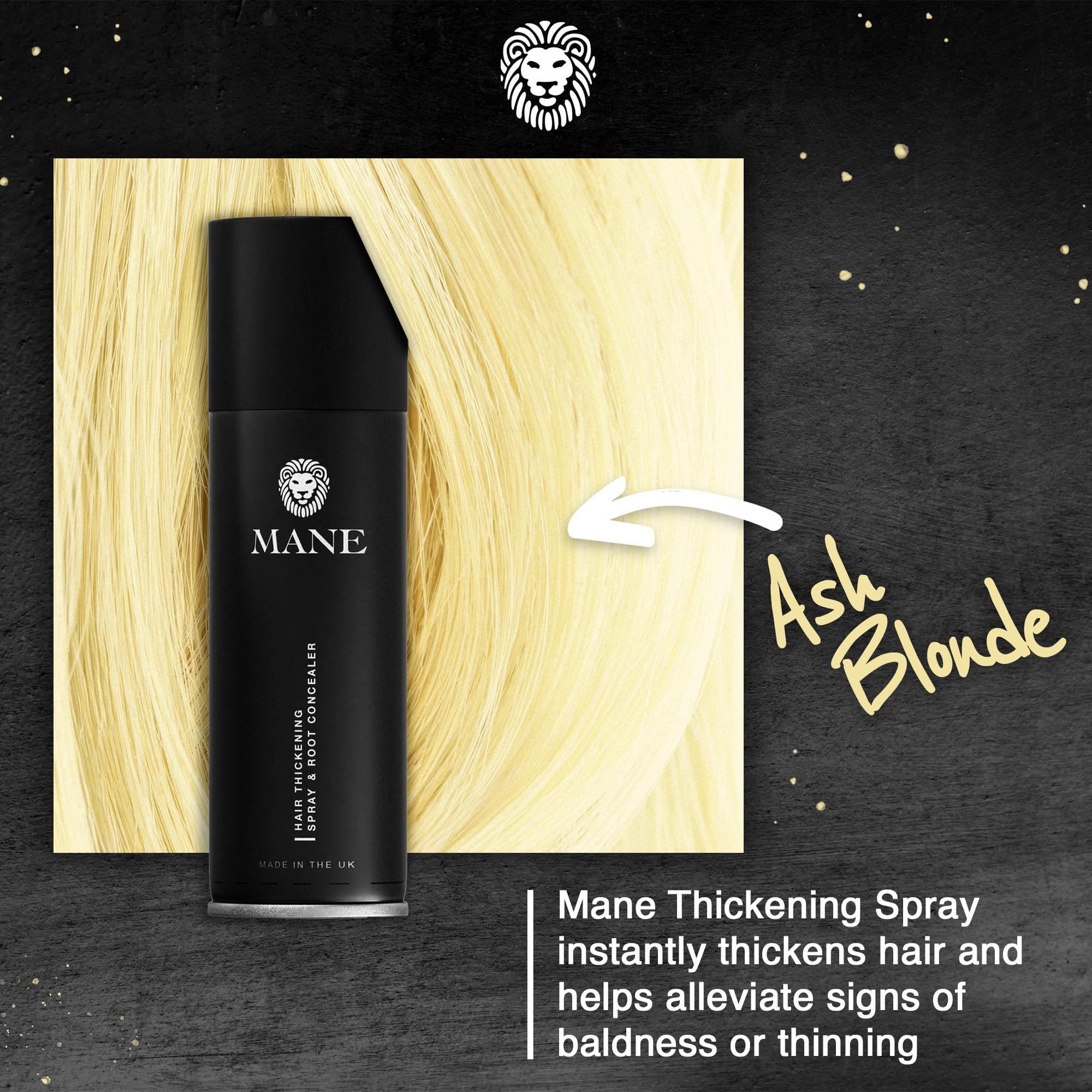 MANE root touch-up ash blond showing seamless color coverage on roots.