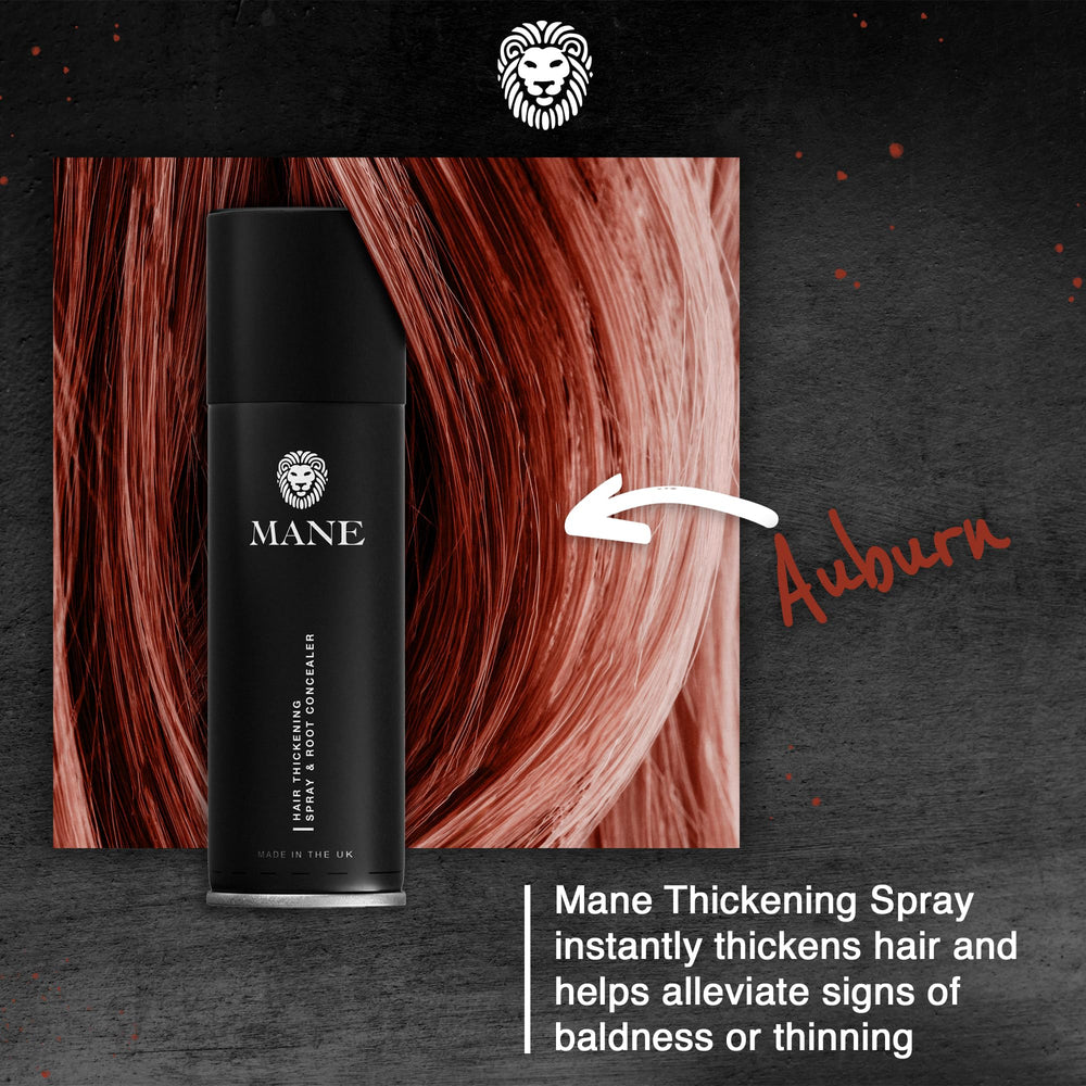 Mane Root Touch-Up Auburn color swatch for seamless color matching and natural look.