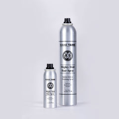 Mane Tame Quick-dry spray mist delivers instant set without stiffness.