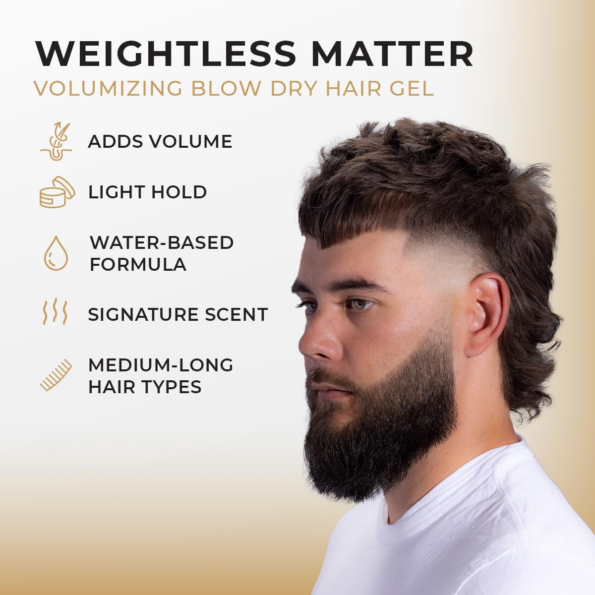 Mane Tame Weightless Matter bottle pour enabling controlled, consistent application.
