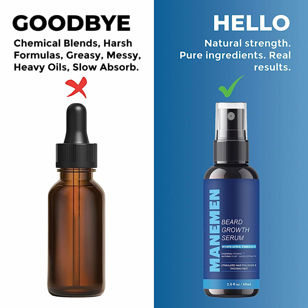 MANEMEN lightweight serum absorbed quickly without greasiness.