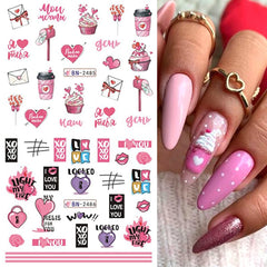 Mangoit decals with cartoon animals for playful, cute manicure options.