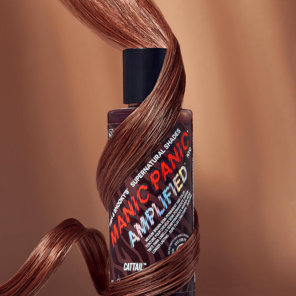 MANIC PANIC Cattail cruelty-free logo signals ethical hair color choice.