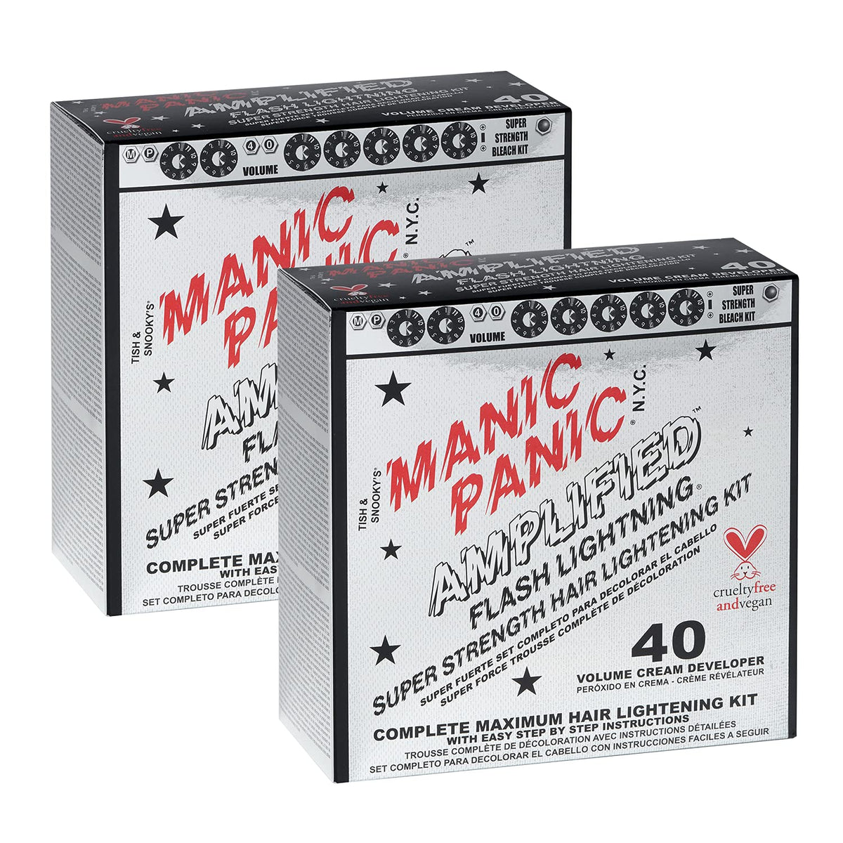 MANIC PANIC Flash Lightning 40V developer bottle for strong lift