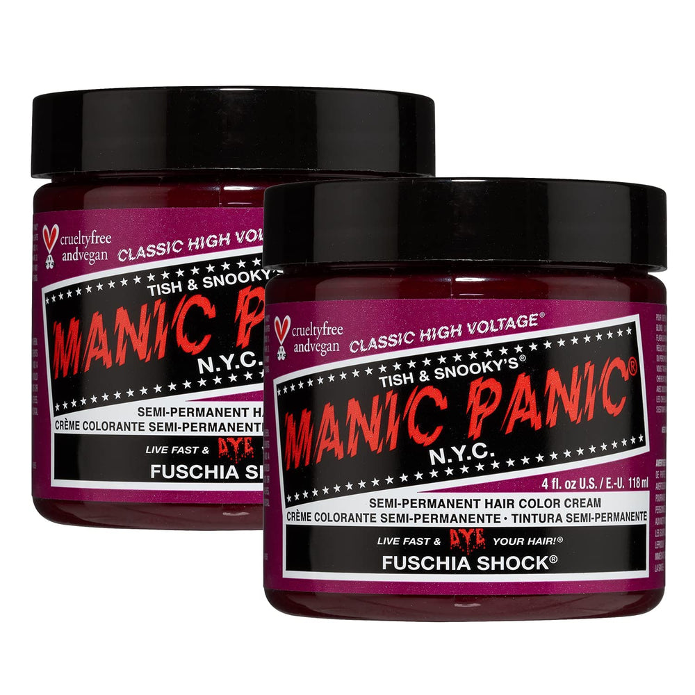 MANIC PANIC Fuschia Shock bottle showing vibrant color preview for inspiration
