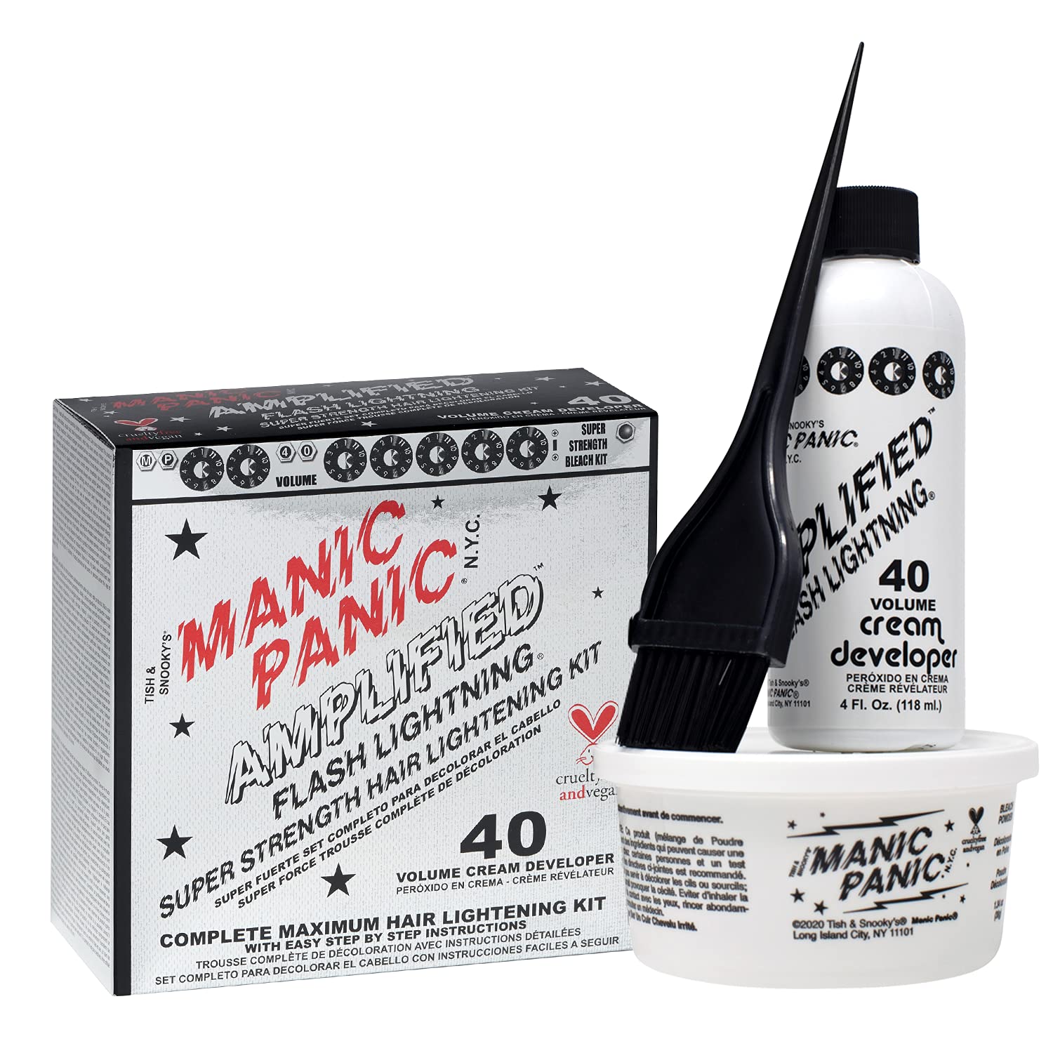 MANIC PANIC instruction card guides easy use