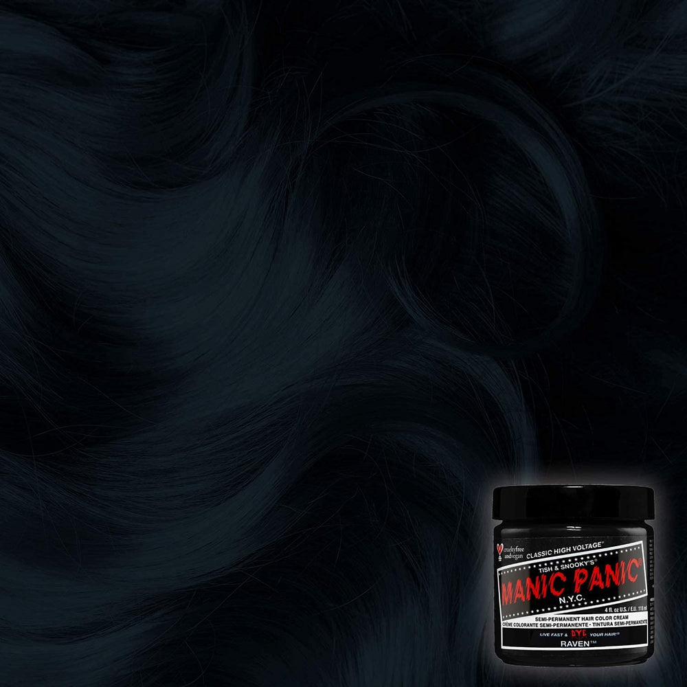 MANIC PANIC Raven resealable tub offers convenient reuse and tidy storage