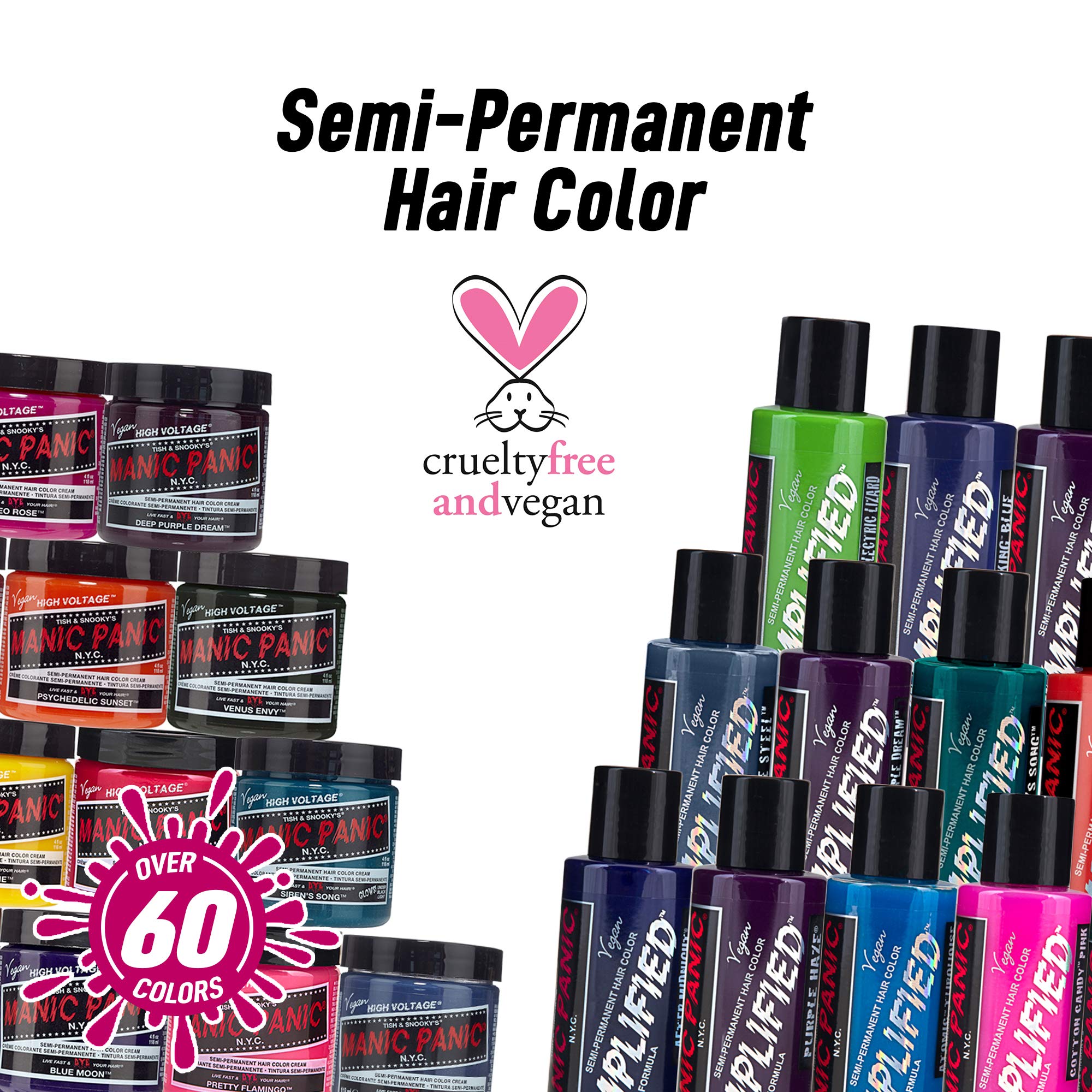 MANIC PANIC Virgin Snow Toner salon setup for use