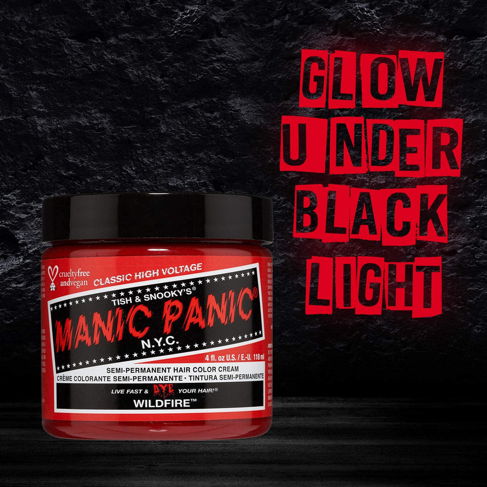 MANIC PANIC Wildfire mixed with other colors to create a custom shade