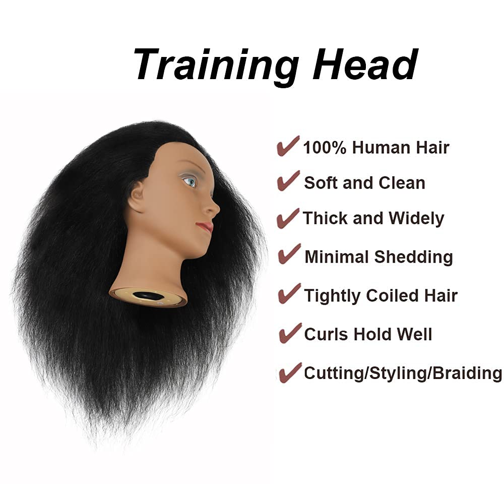 Neck and scalp area feel natural, aiding precise finger-combing and parting.