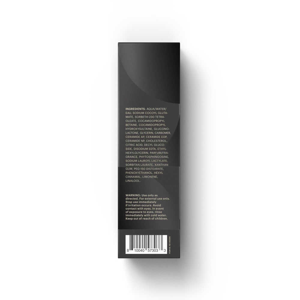 MANSCAPED Skin Ultra Face Wash packaging front view with clean design.