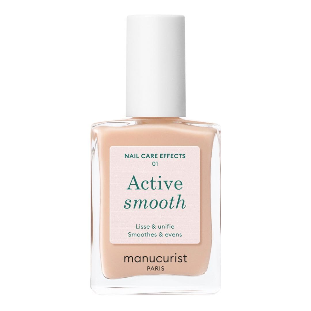 Manucurist Active Smooth 01 bottle-beige-glow for a satin nude finish