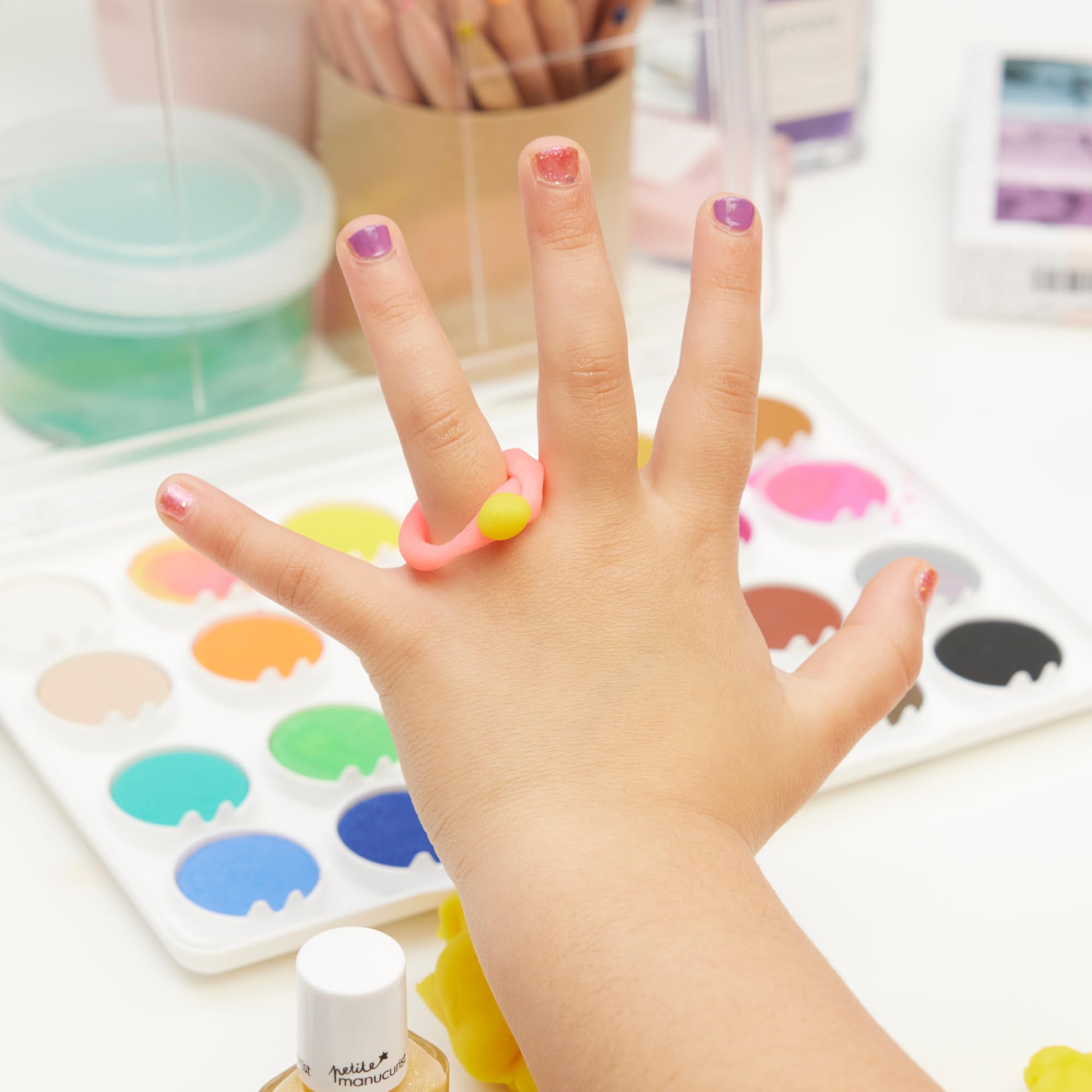 Manucurist Kids Nail Polish Set easy-clean removal—wash-off with soap and water.