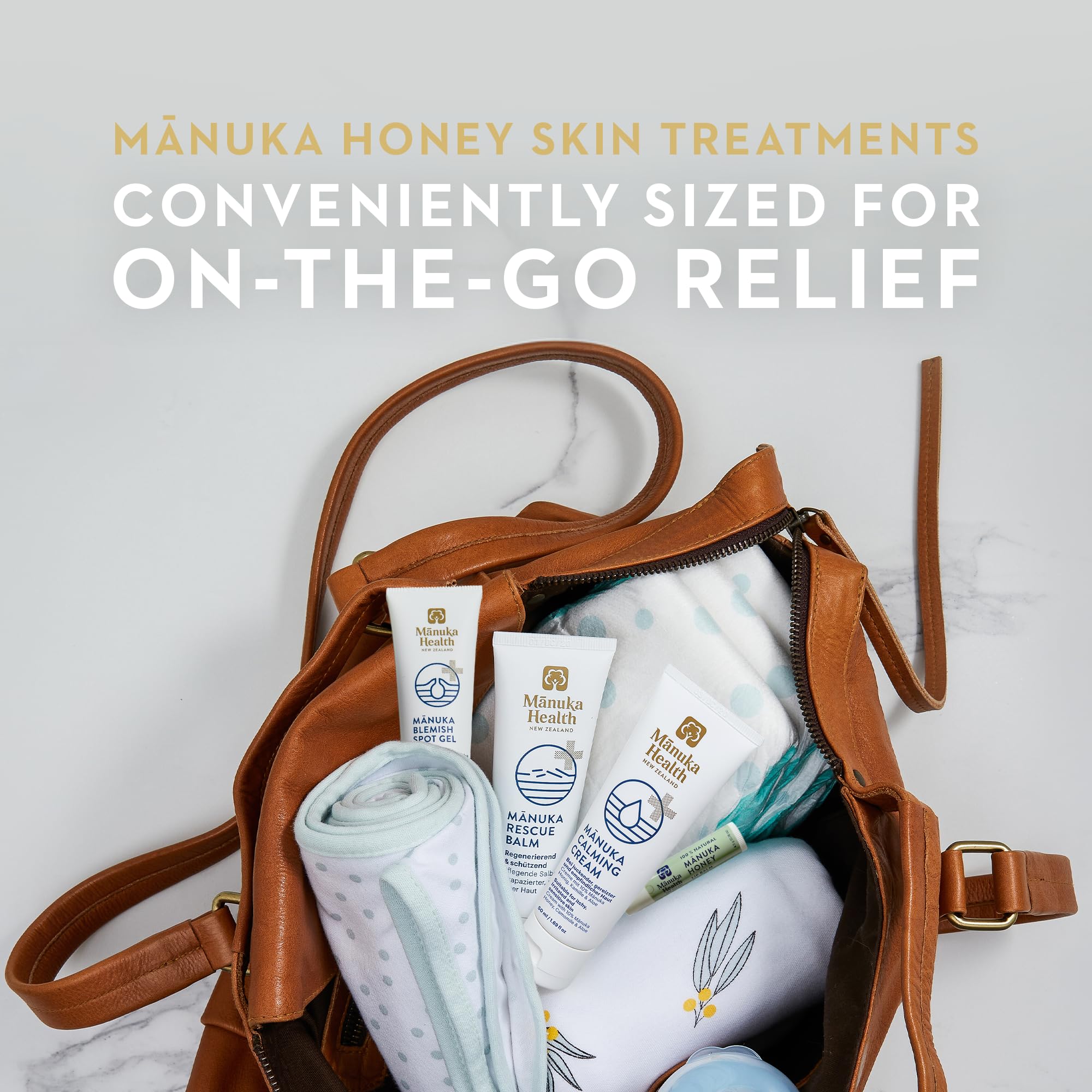 Application of Manuka Health blemish spot gel on skin