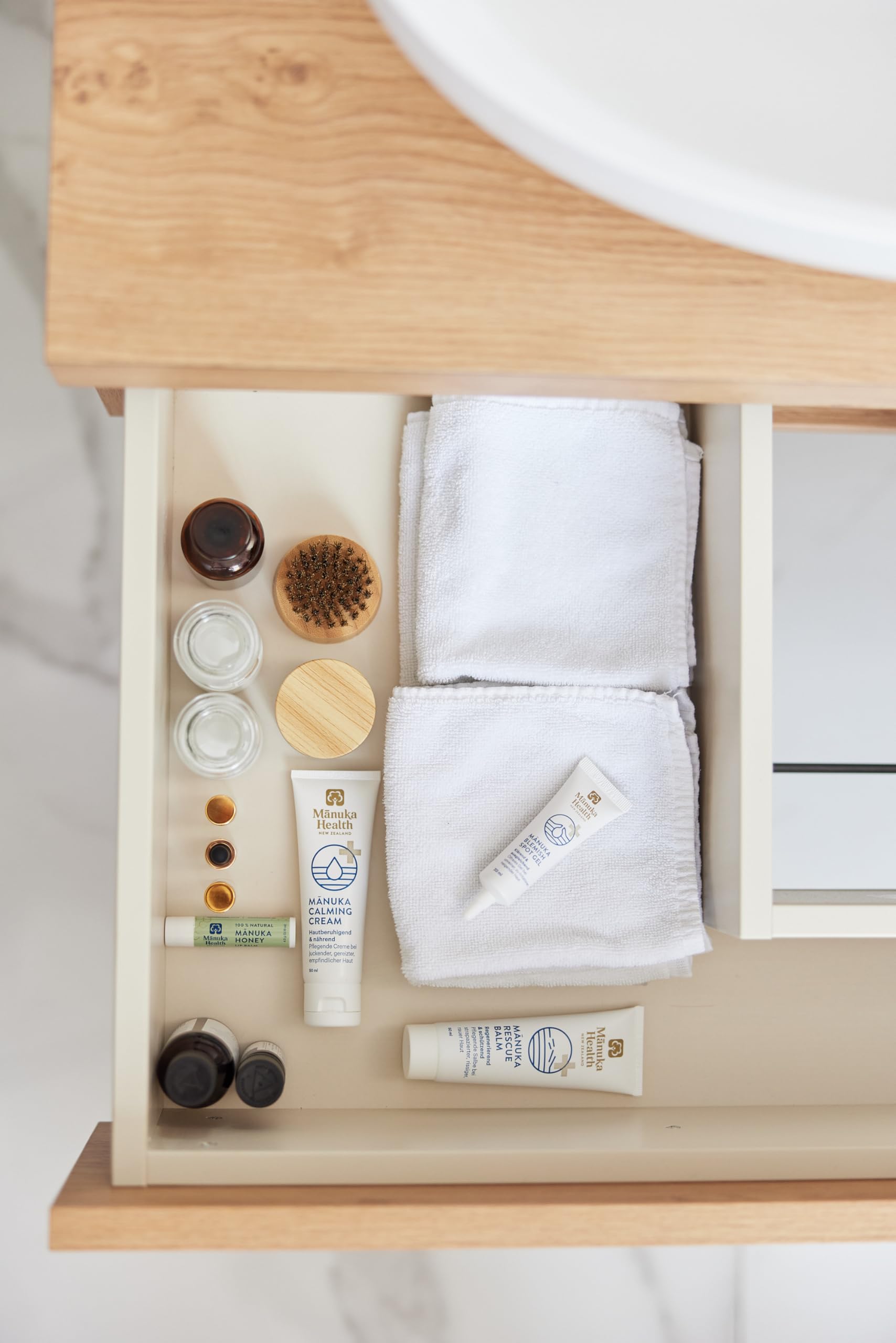 Dermatology testing seal on Manuka Health packaging