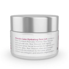 Manuka Lane cocoa butter-rich cream close-up reveals deep hydration for supple skin.