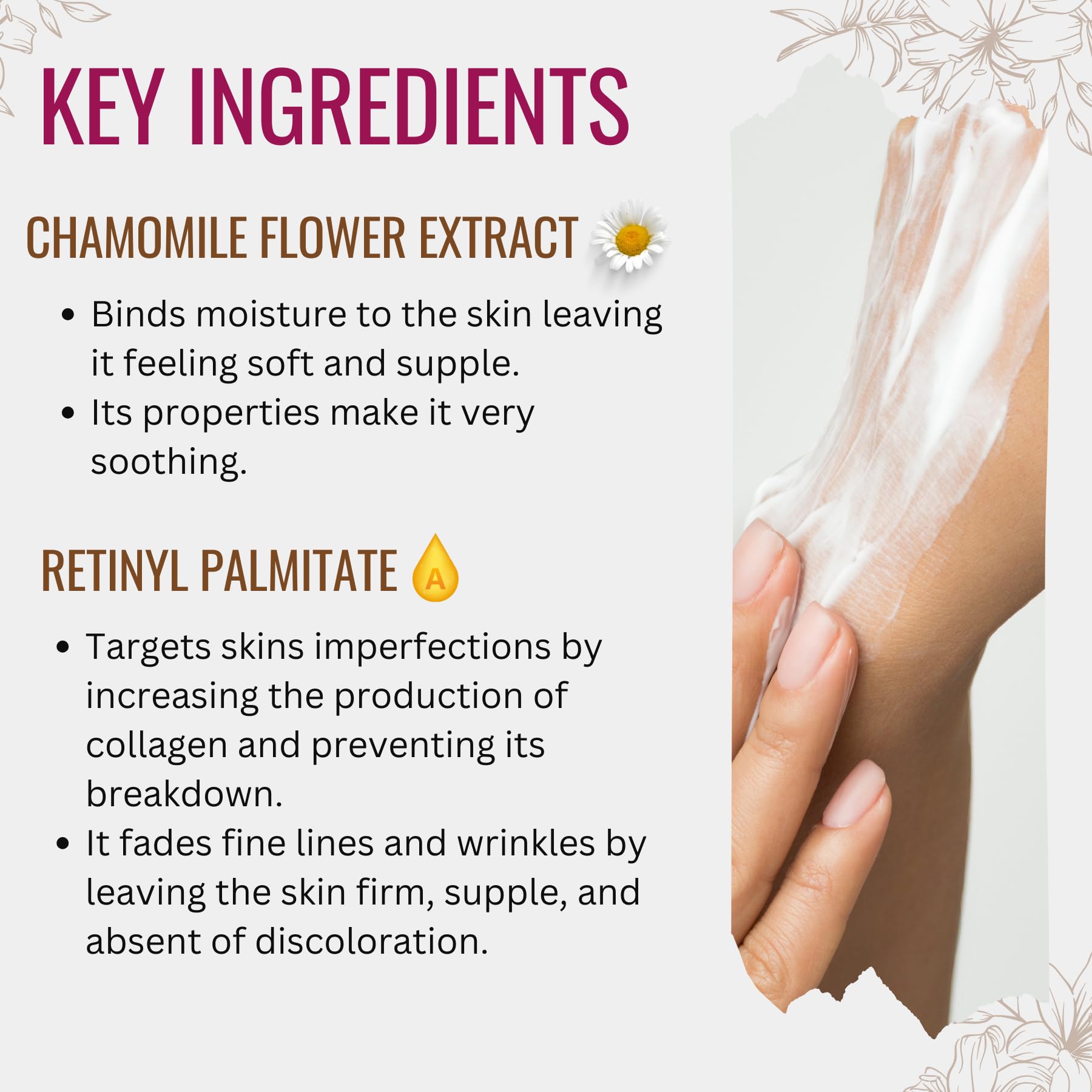 Manuka Lane Retinol Boost Serum ingredients feature Hyaluronic Acid for deep hydration