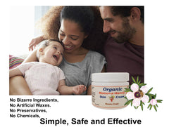 Manuka People cream swatch on skin showing rich texture for winter dryness