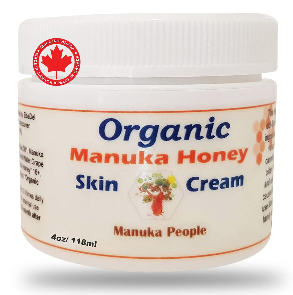 Manuka People moisturizer bottle close-up for gentle dry skin relief