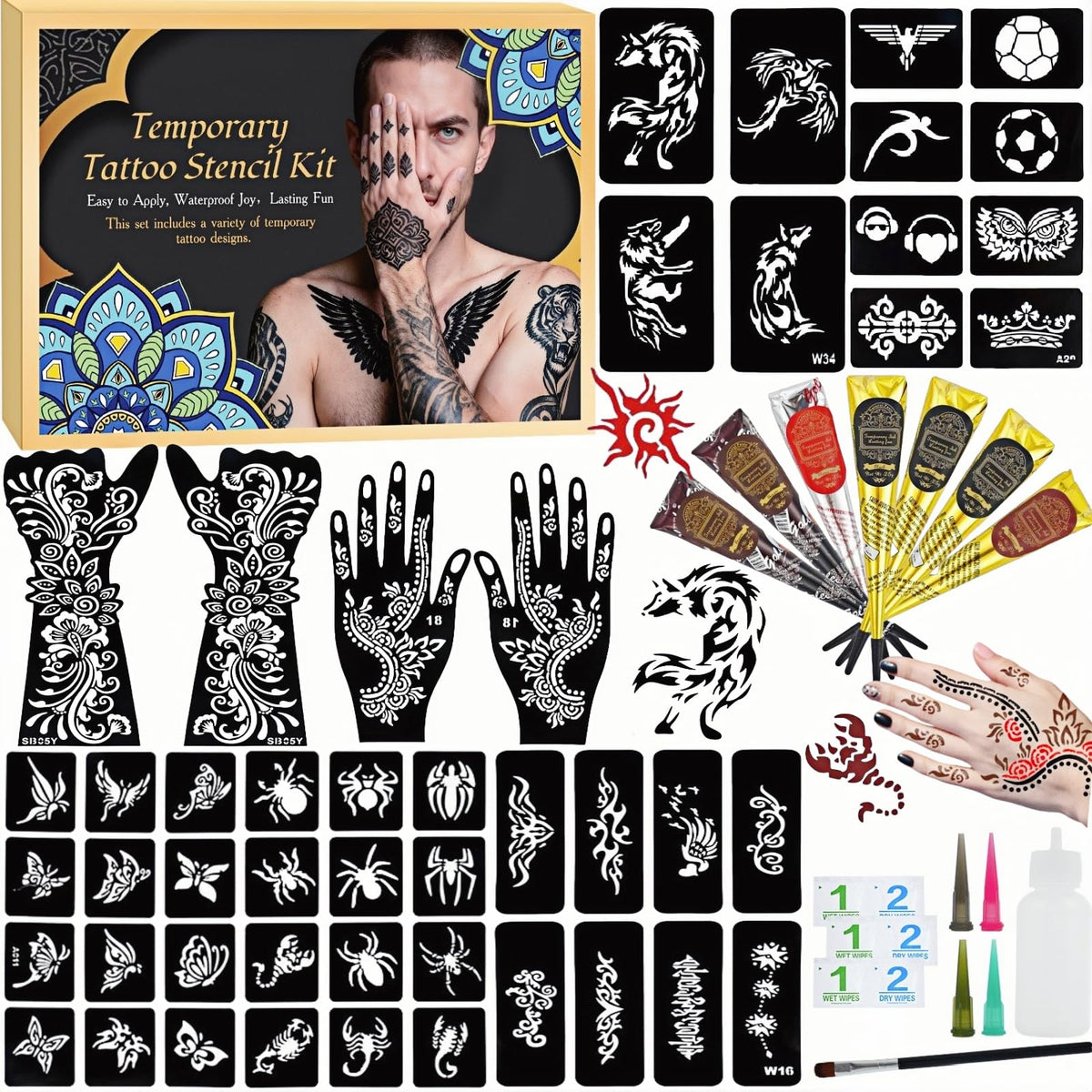 ManYan HaiYan tattoo kit templates for large, customizable designs.