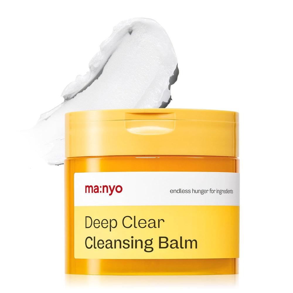 Manyo Deep Clear Cleansing Balm bottle for daily vegan makeup removal.