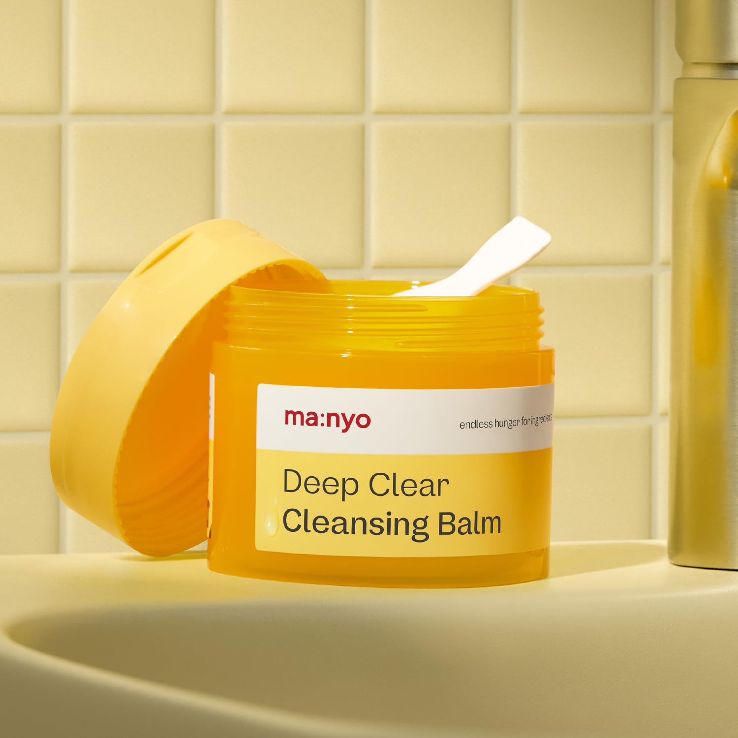 Manyo Deep Clear Cleansing Balm packaging shown for daily use.