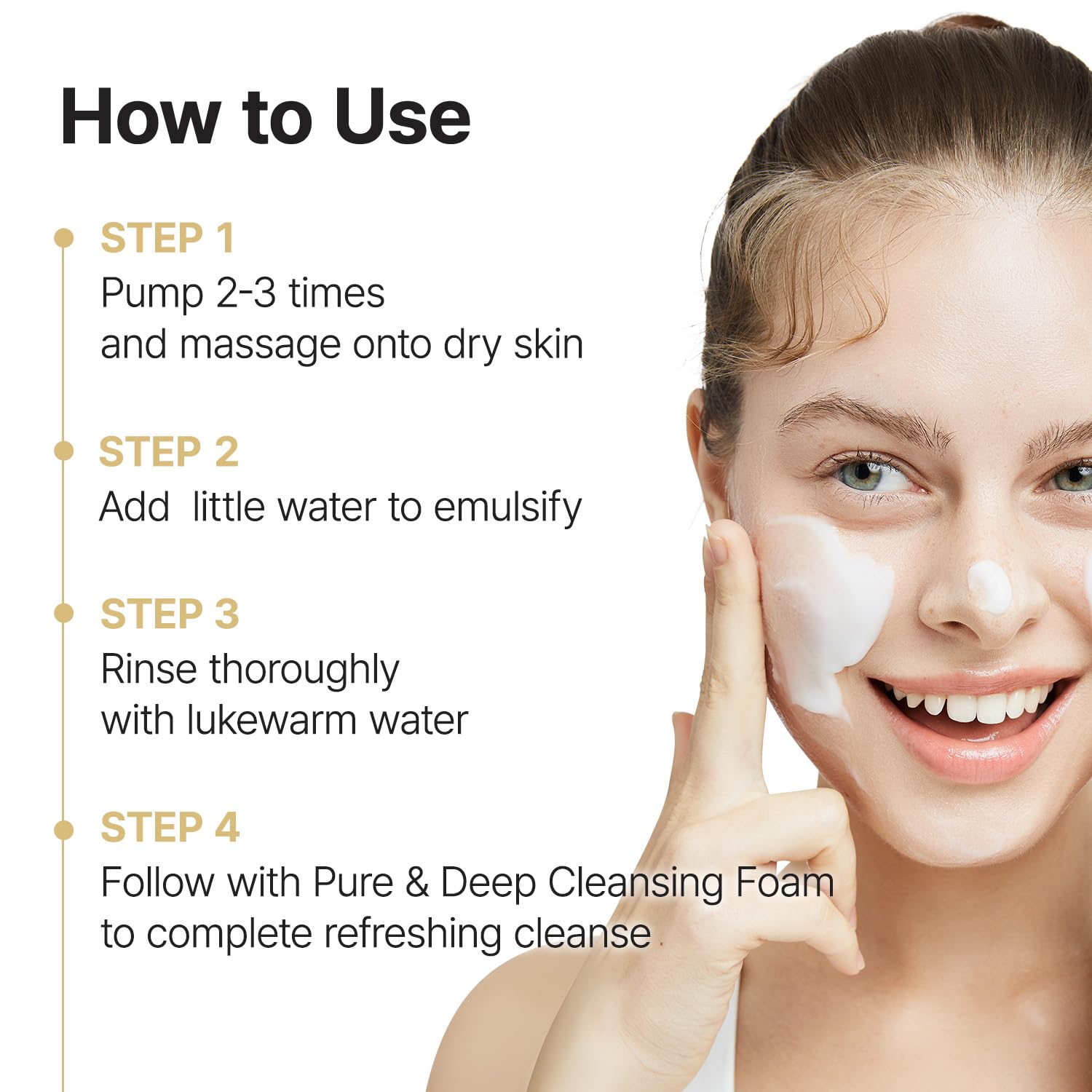 ma:nyo Pure Soybean Milky Cleanser delivers balanced hydration after cleansing