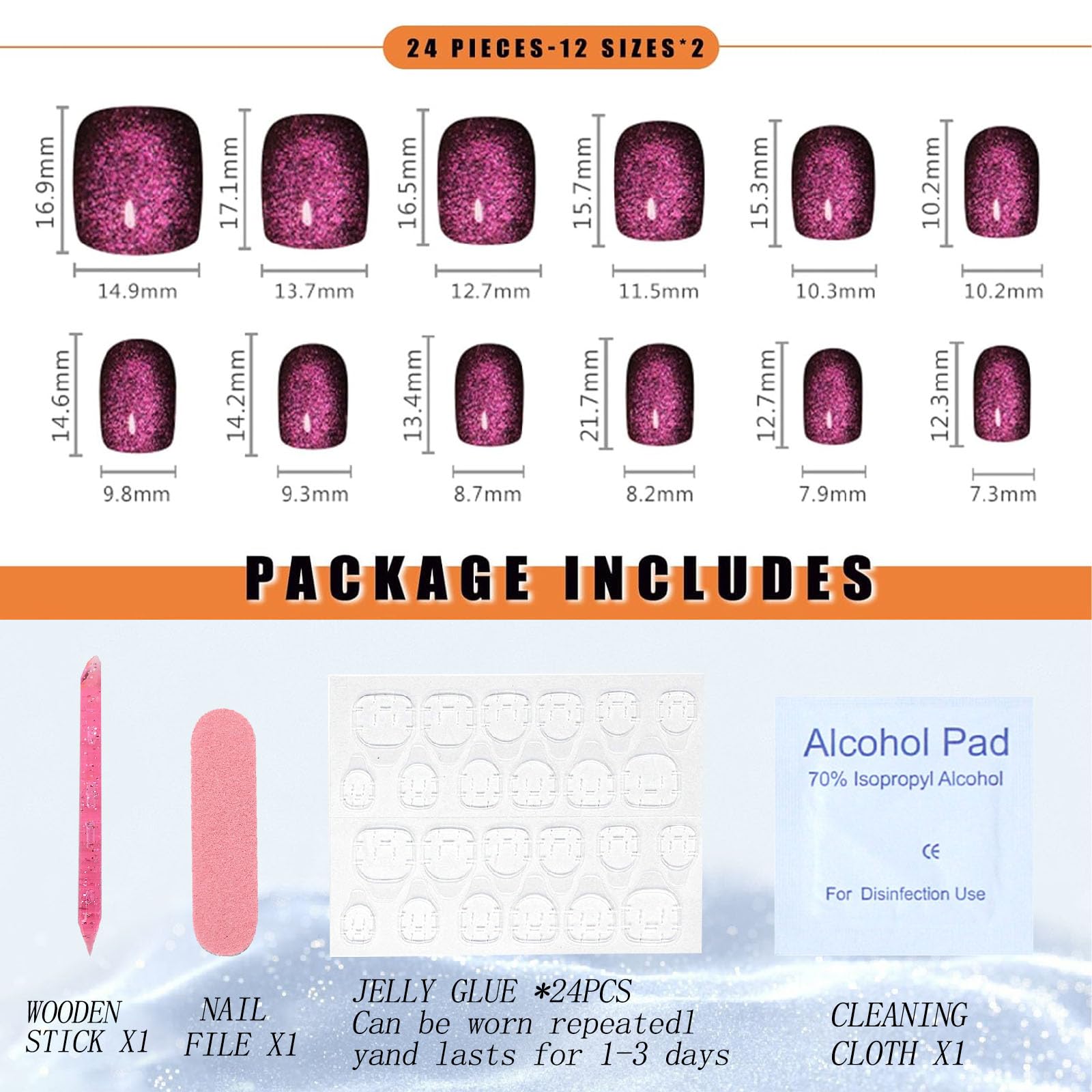 MAOTTIE ABS reusable nails are odorless and waterproof