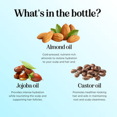 Maple Holistics applying the oil to scalp for nourishment during massage