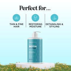 Maple Holistics conditioner dispensing pump enables easy, even application.