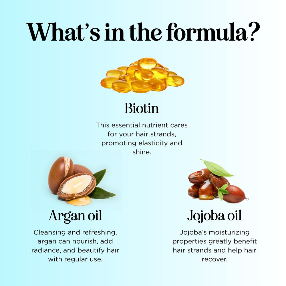 Maple Holistics Biotin Conditioner on shelf signals premium dry hair care and fuller-looking strands.
