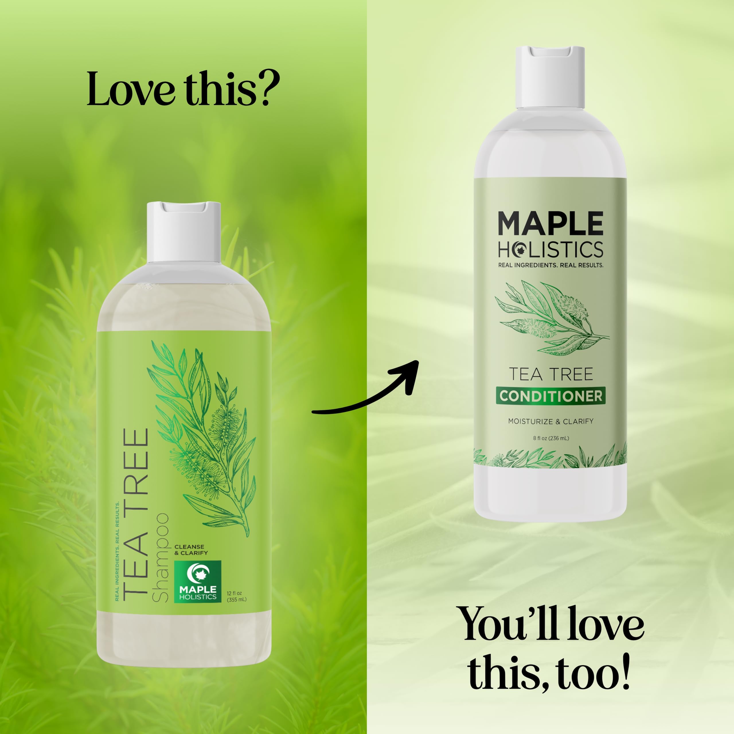 Maple Holistics color-safe vegan label communicates purity and care