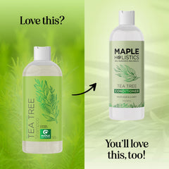 Maple Holistics color-safe vegan label communicates purity and care