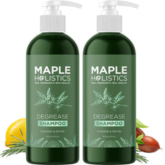 Maple Holistics Degrease Shampoo bottle with rosemary oil for oily scalp care