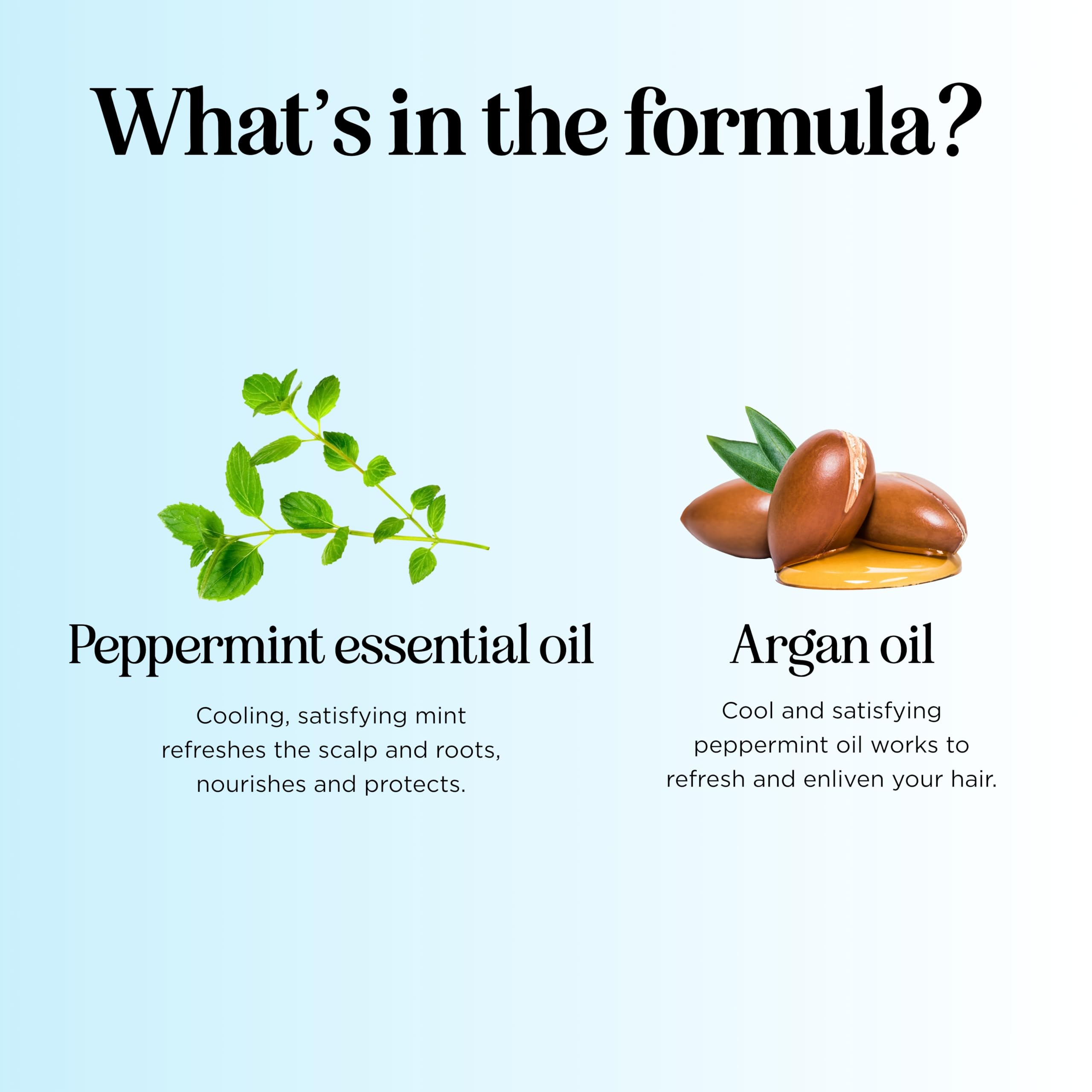 Close-up of Maple Holistics five mint oils drops for scalp refreshment.