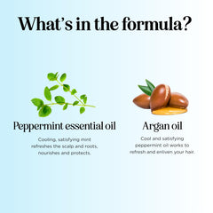 Close-up of Maple Holistics five mint oils drops for scalp refreshment.