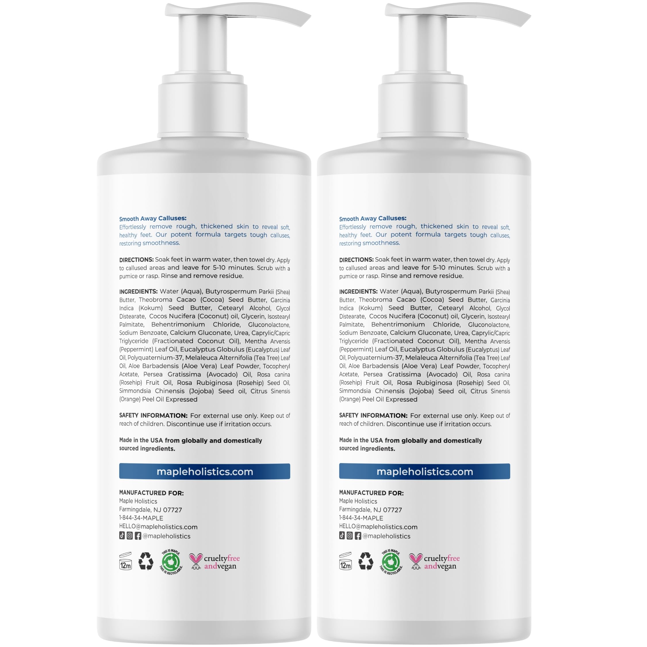 Maple Holistics foot care routine scene illustrates easy at-home maintenance.