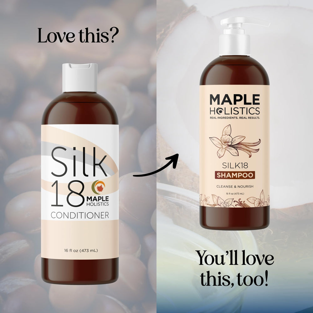 Sulfate-free Maple Holistics label signals gentle cleansing