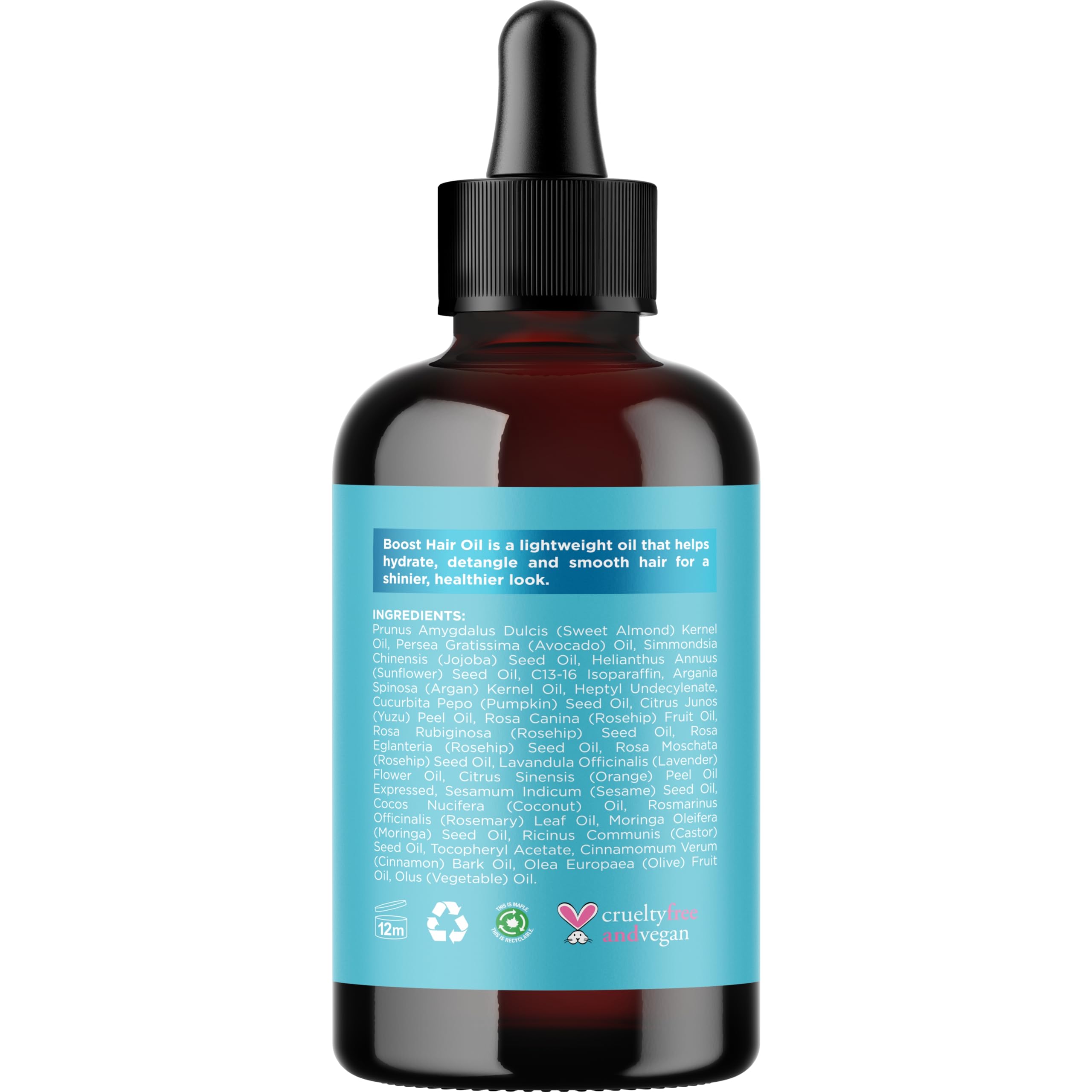 Maple Holistics hair oil with nourishing blend for frizz control and shine